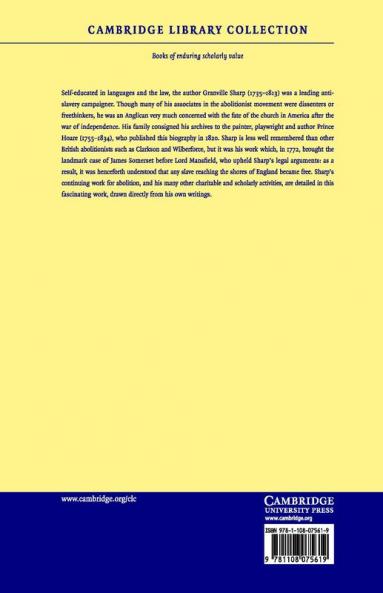 Memoirs of Granville Sharp Esq.