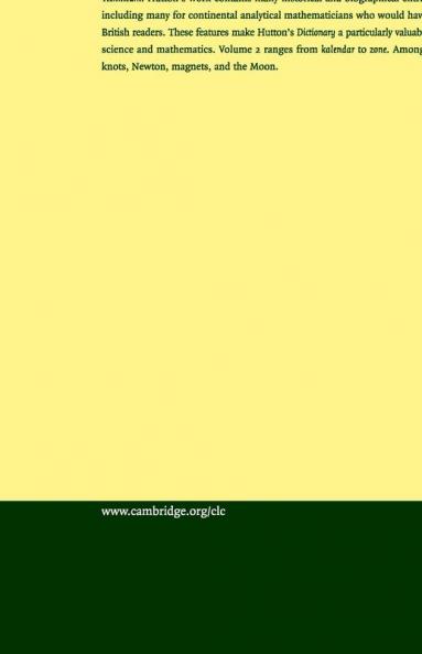 A Mathematical and Philosophical Dictionary - Volume             2