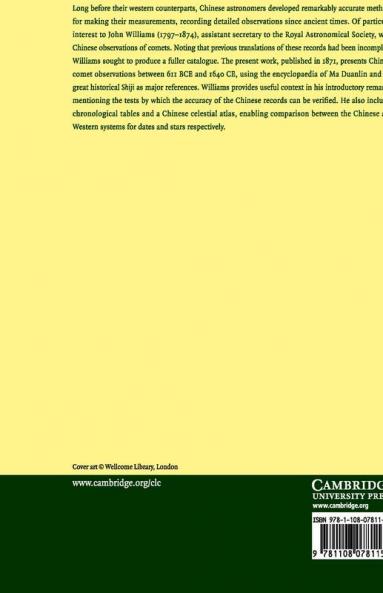 Observations of Comets from BC 611 to Ad 1640