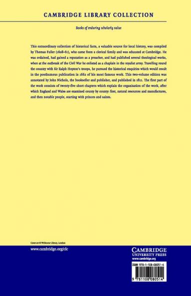 The History of the Worthies of England - Volume             1