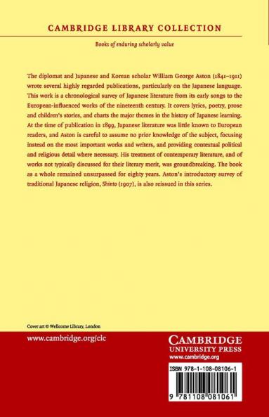 A History of Japanese Literature