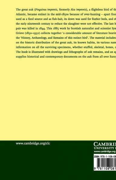 The Great Auk or Garefowl