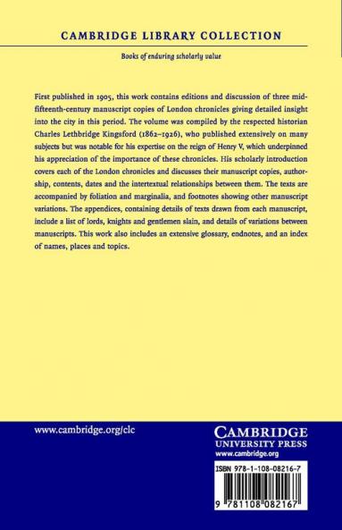 Chronicles of London