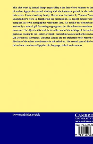 The Early History of Egypt
