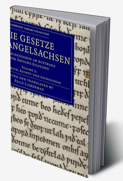 Die Gesetze der Angelsachsen - Volume 2