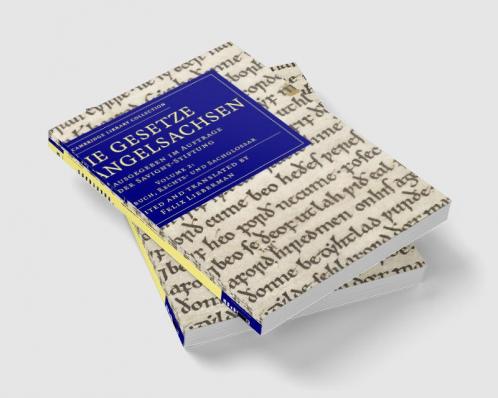 Die Gesetze der Angelsachsen - Volume 2