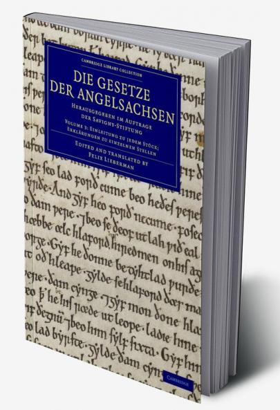 Die Gesetze der Angelsachsen - Volume 3