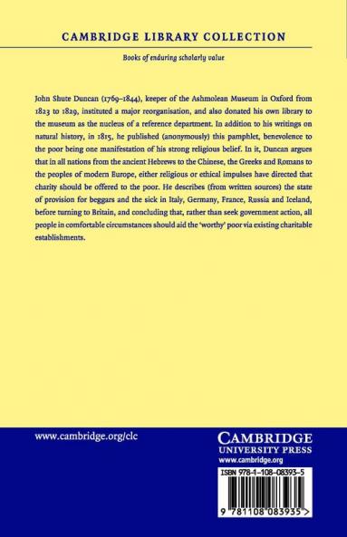 Collections Relative to Systematic Relief of the Poor at Different             Periods and in Different Countries
