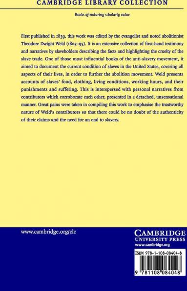 American Slavery As It Is
