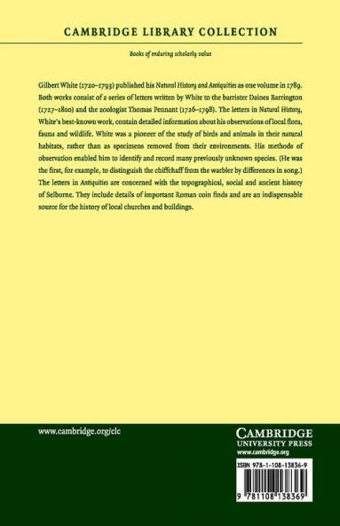 The Natural History and Antiquities of Selborne in the County of Southampton