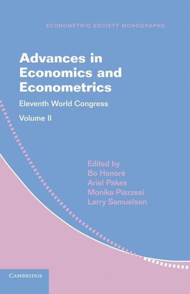 Advances in Economics and Econometrics