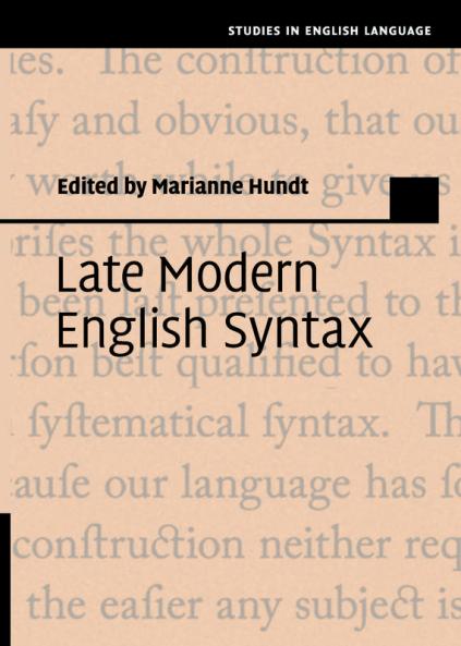 Late Modern English Syntax
