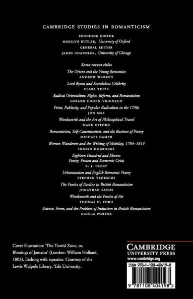 The Caribbean and the Medical Imagination 1764-1834