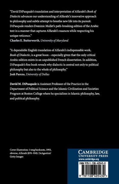 Alfarabi's Book of Dialectic (Kit?b al-Jadal)