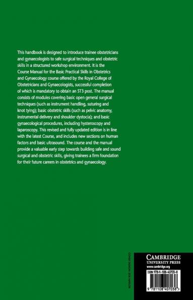 Basic Practical Skills in Obstetrics and Gynaecology