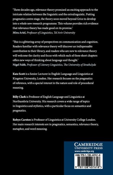 Relevance Pragmatics and Interpretation