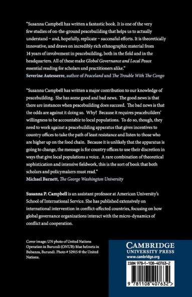 Global Governance and Local Peace