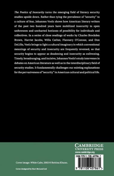 The Poetics of Insecurity