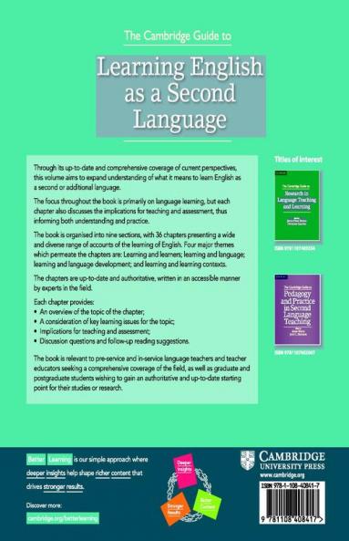 The Cambridge Guide to Learning English as a Second Language