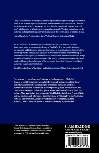 Justice and Reconciliation in World Politics