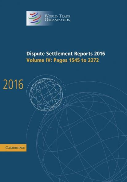 Dispute Settlement Reports 2016