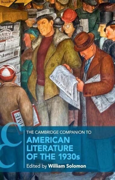 The Cambridge Companion to American Literature of the 1930s