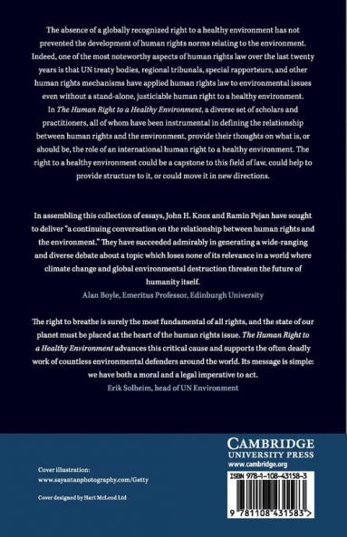 The Human Right to a Healthy Environment