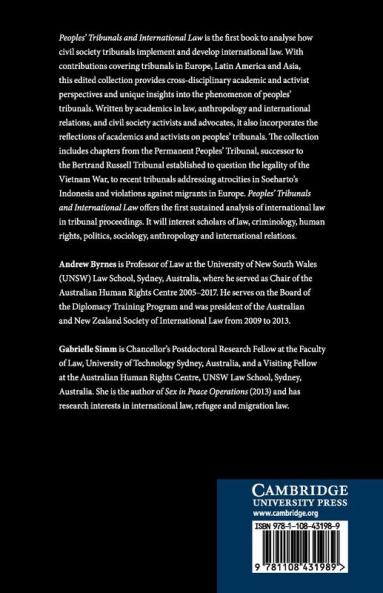 Peoples' Tribunals and International Law