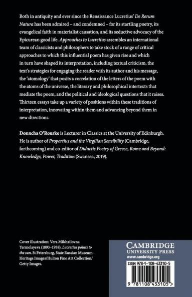 Approaches to Lucretius