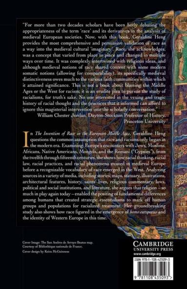 The Invention of Race in the European Middle Ages