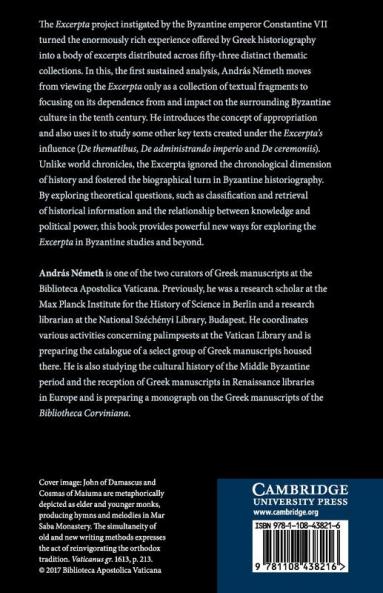 The Excerpta Constantiniana and the Byzantine Appropriation of the Past