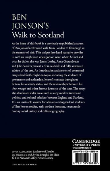 Ben Jonson's Walk to Scotland