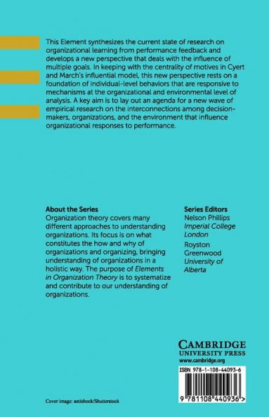 Organizational Learning from Performance Feedback