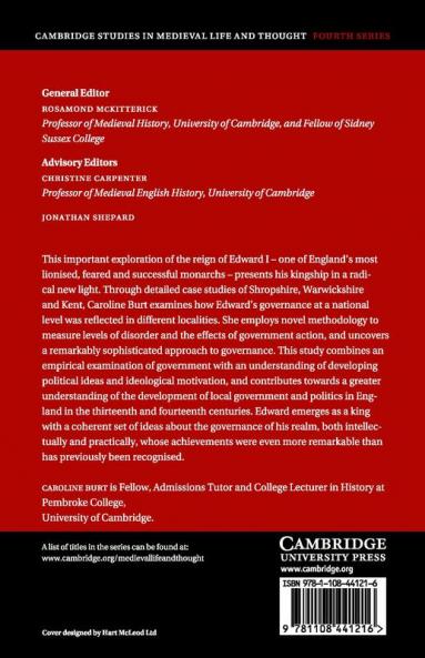 Edward I and the Governance of England 1272-1307