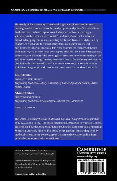 Stolen Women in Medieval England