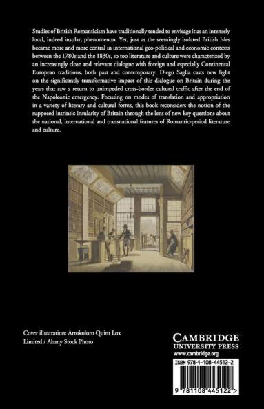 European Literatures in Britain 1815-1832