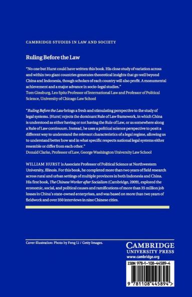 Ruling before the Law