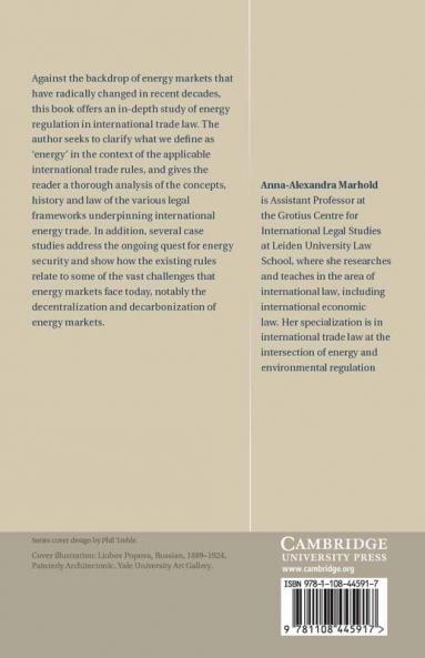 Energy in International Trade Law