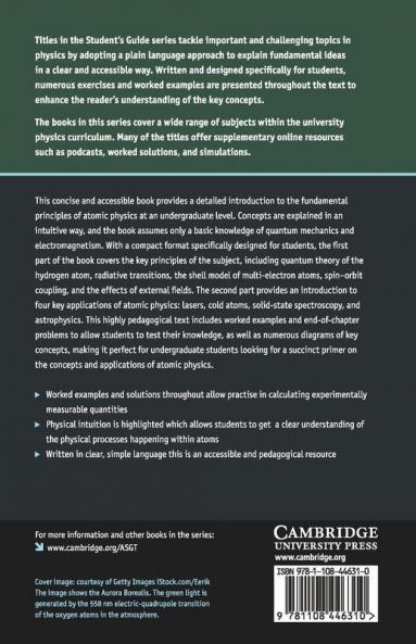 A Student's Guide to Atomic Physics