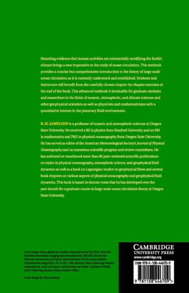 The Theory of Large-Scale Ocean Circulation