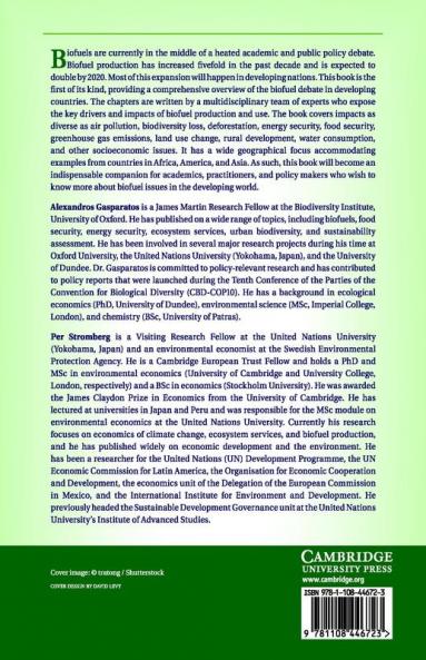 Socioeconomic and Environmental Impacts of Biofuels