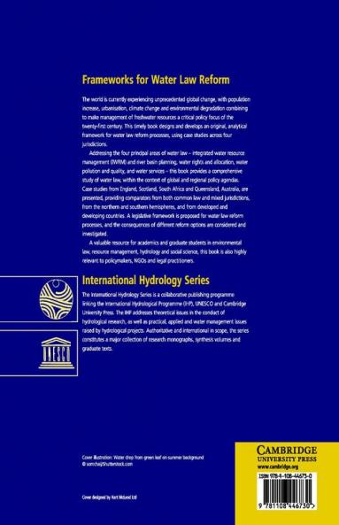Frameworks for Water Law Reform