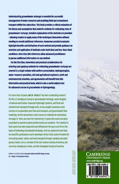 Estimating Groundwater Recharge