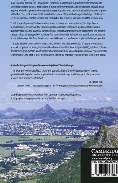 Integrated Regional Assessment of Global Climate Change