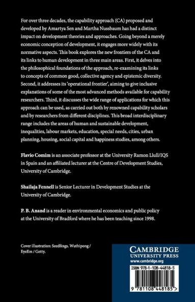 New Frontiers of the Capability Approach