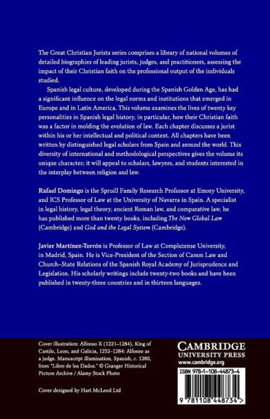 Great Christian Jurists in Spanish History