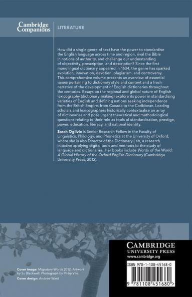 The Cambridge Companion to English Dictionaries