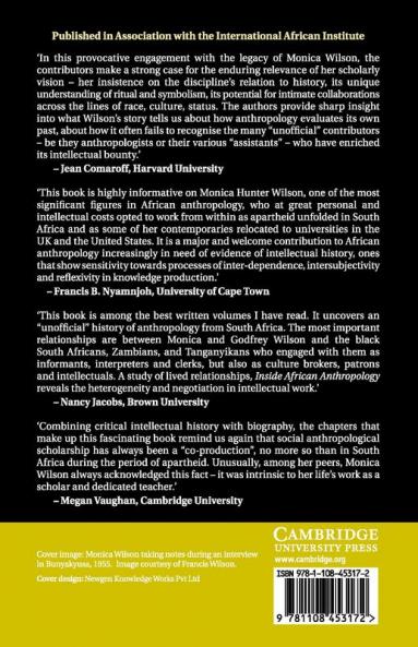 Inside African Anthropology