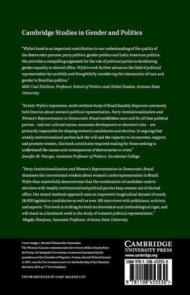 Party Institutionalization and Women's Representation in Democratic Brazil