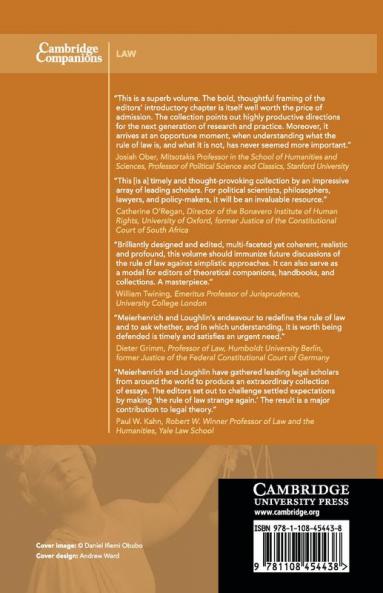 The Cambridge Companion to the Rule of Law